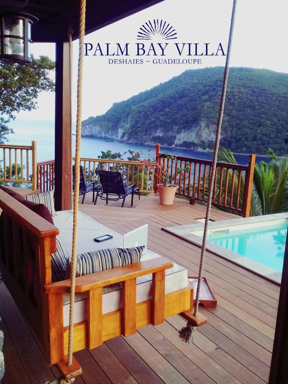 Villa Palm Bay Stunning View 5 Min To Beach 3 Min To Downtown King Size Bed Deshaies Exterior foto